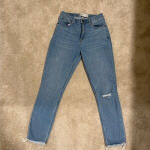 Abercrombie & Fitch Women's Blue Skinny Jeans